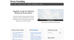 Desktop Screenshot of powereconconsulting.com