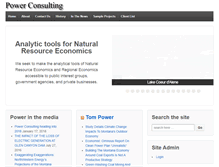 Tablet Screenshot of powereconconsulting.com